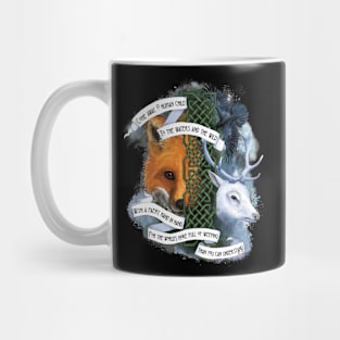 Poetry Quote "The Stolen Child" by W.B. Yeats Mug